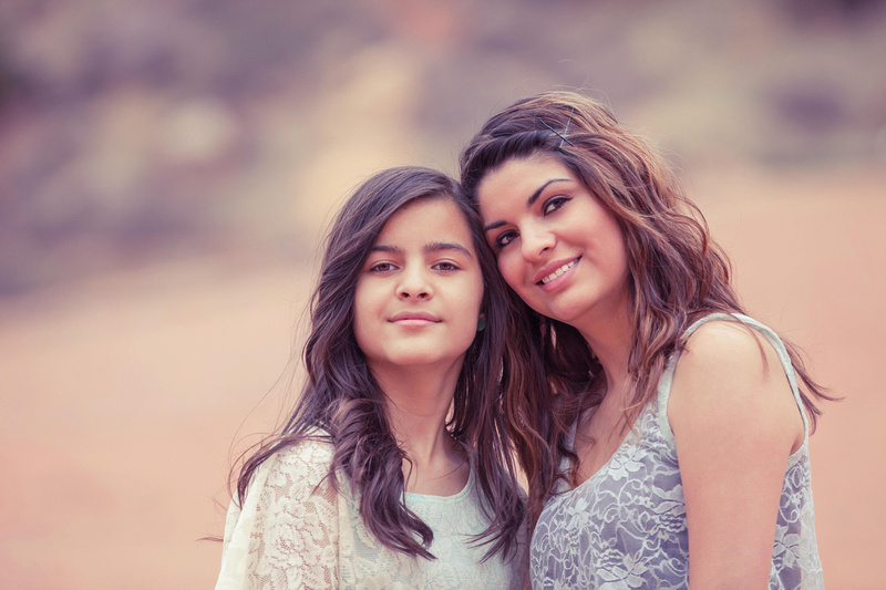 family portraits in Red Rocks Denver Colorado